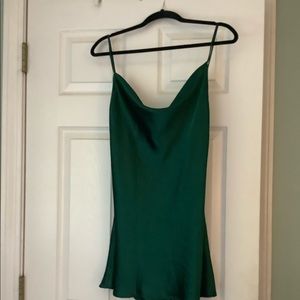 Princess Polly Forrest green dress NWT